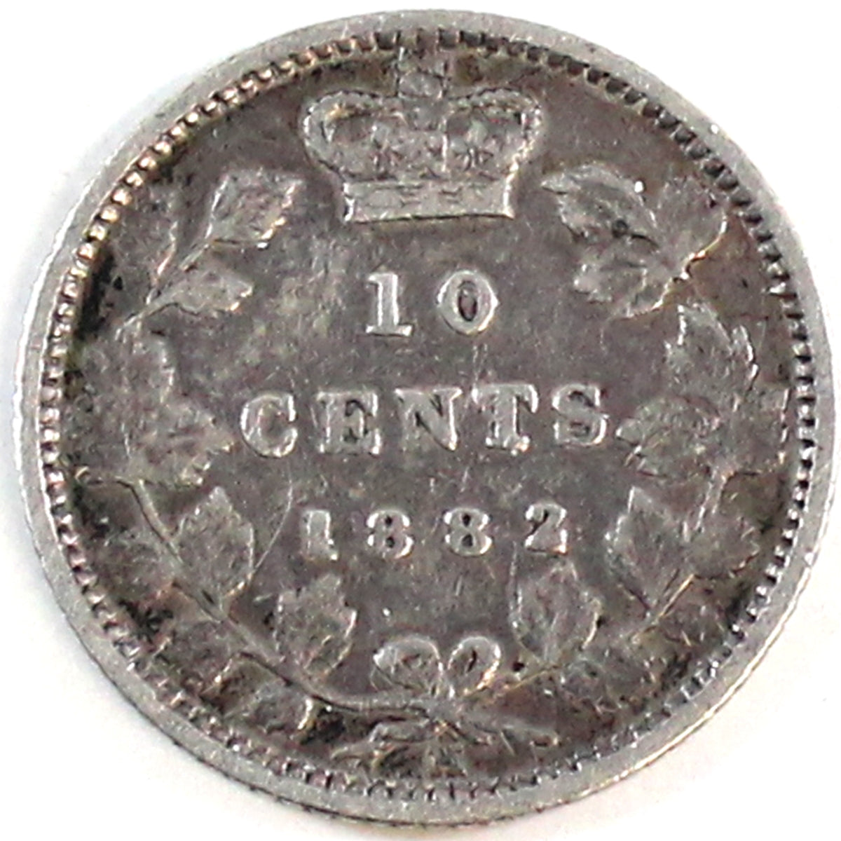 1882H Canada 10-cents Fine (F-12) $