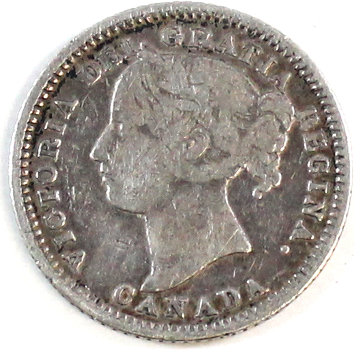 1882H Canada 10-cents Fine (F12) $
