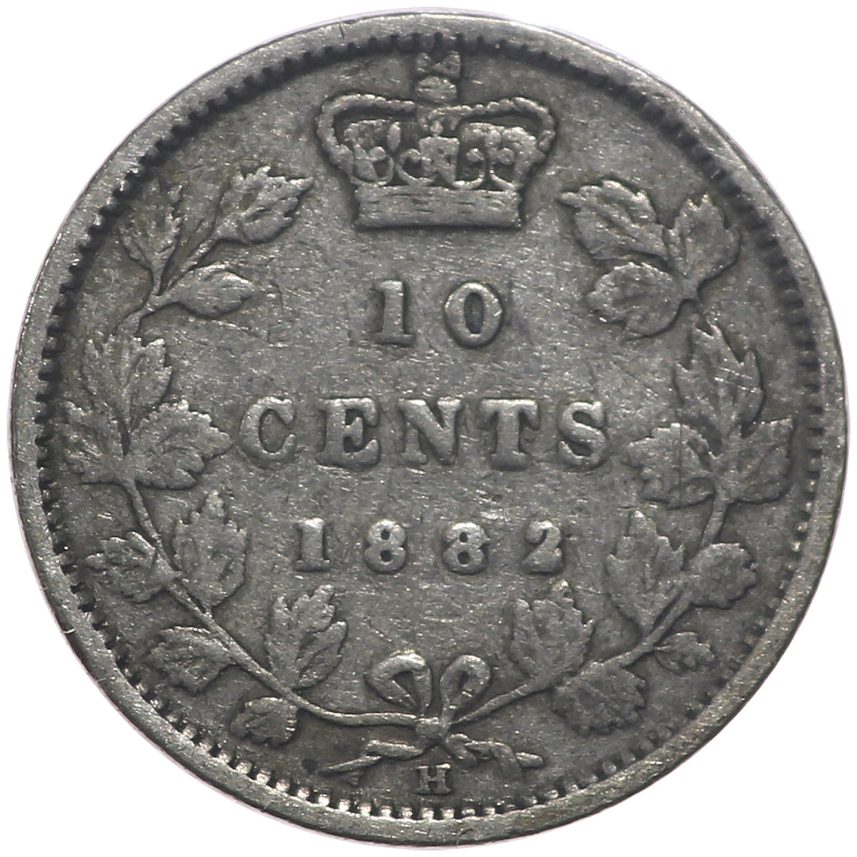 1882H Canada 10-cents VG-F (VG10) $