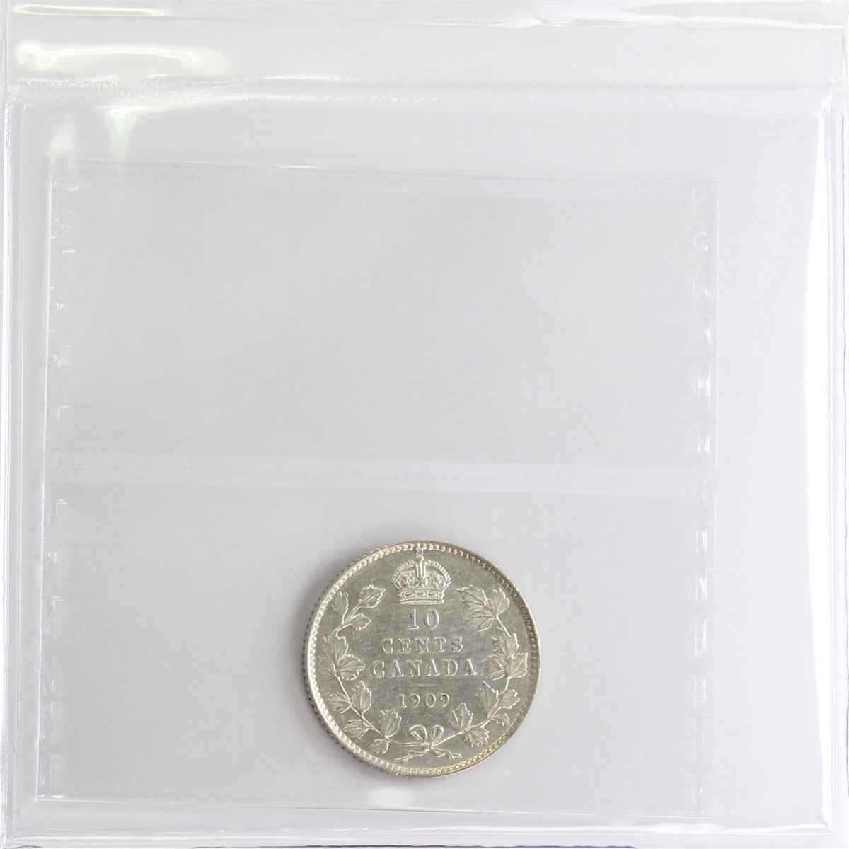 1909 Victorian Leaves Canada 10-cents ICCS Certified VF-30