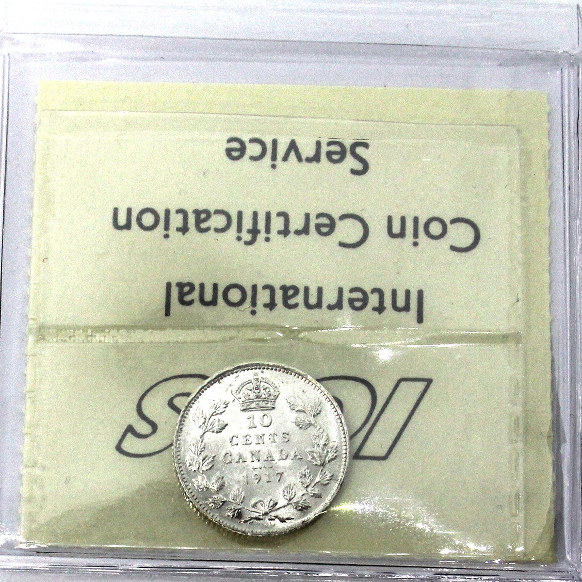 1917 Canada 10-cents ICCS Certified MS-63