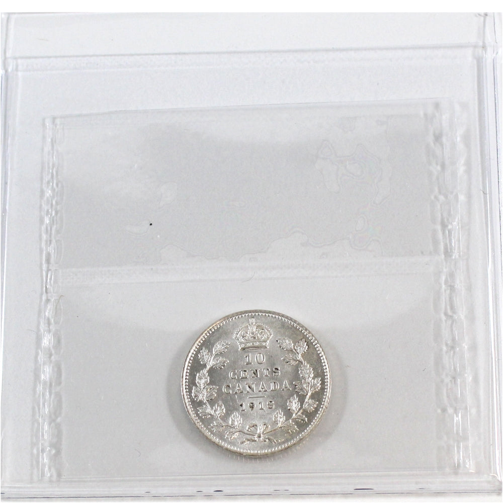 1918 Canada 10-cents ICCS Certified MS-60
