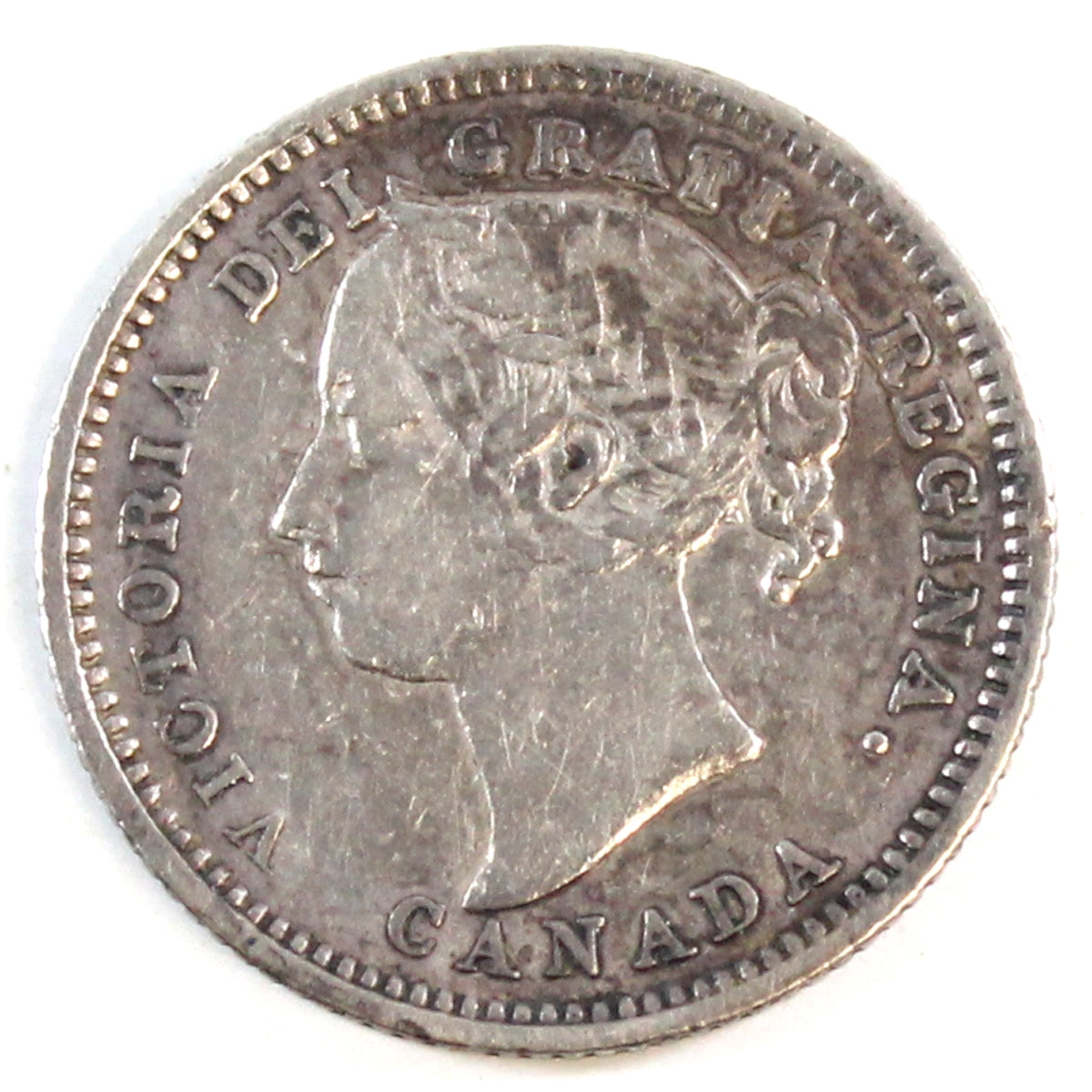 1888 Canada 10-cents Very Fine (VF-20) $