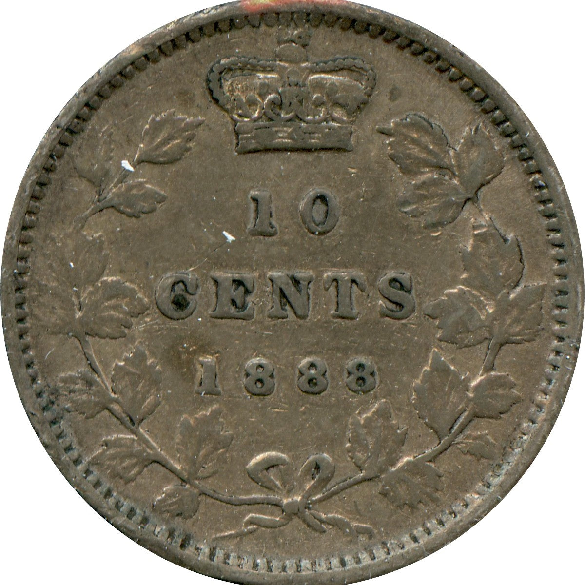 1888 Canada 10-cents F-VF (F-15) $
