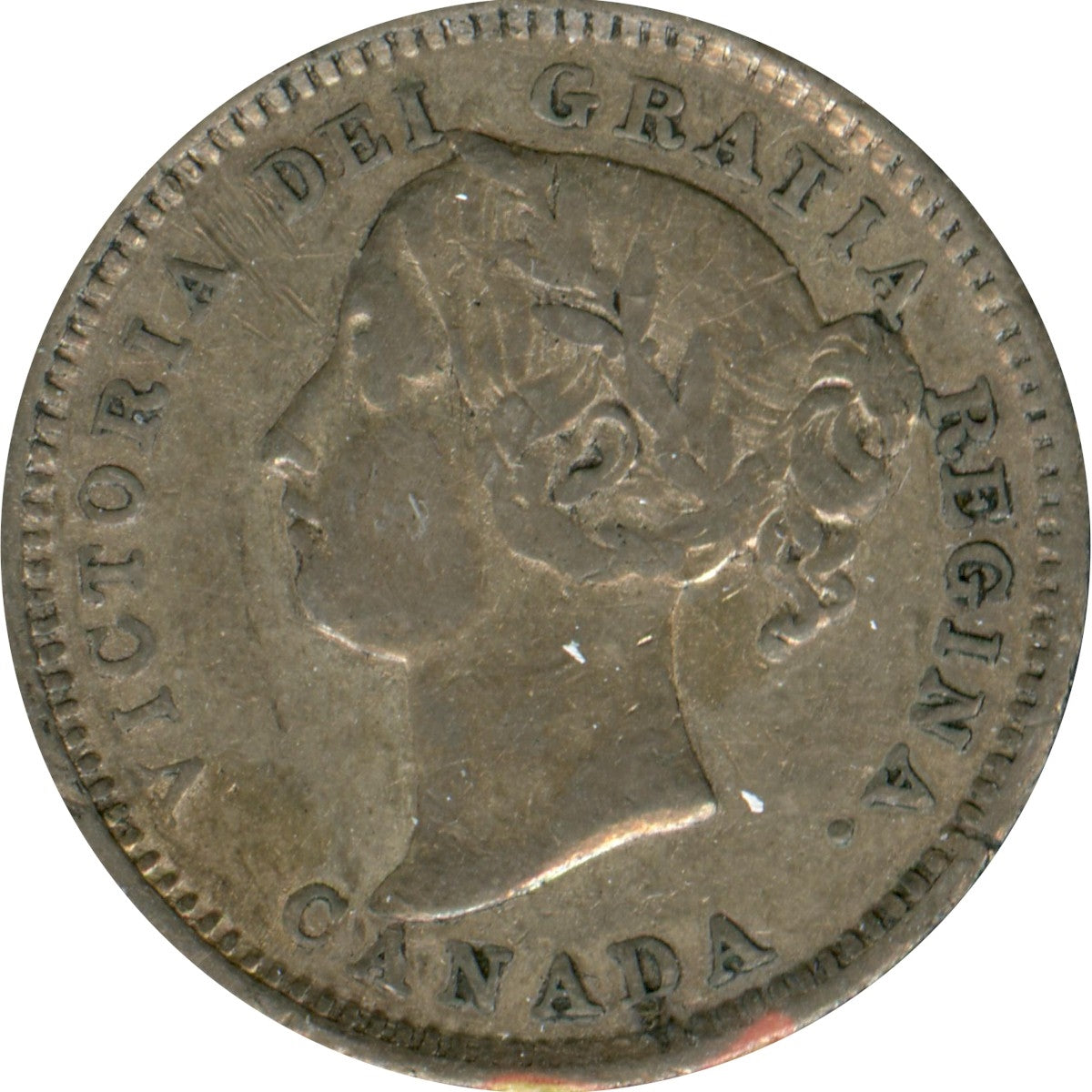 1888 Canada 10-cents F-VF (F15) $