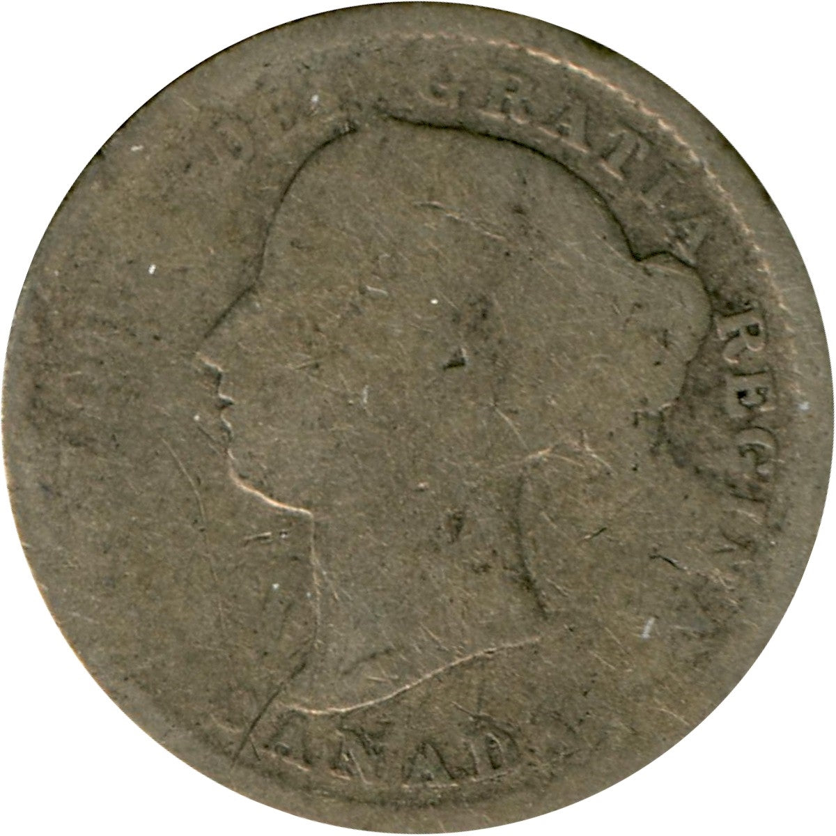 1888 Canada 10-cents About Good (AG3)