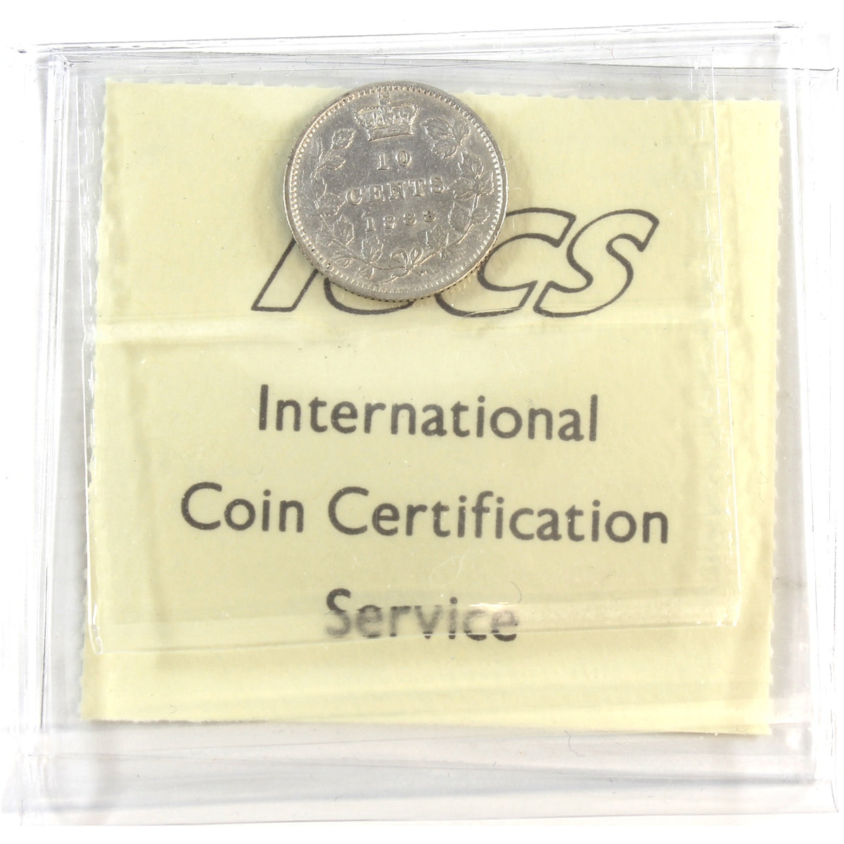 1888 Canada 10-cents ICCS Certified VF30