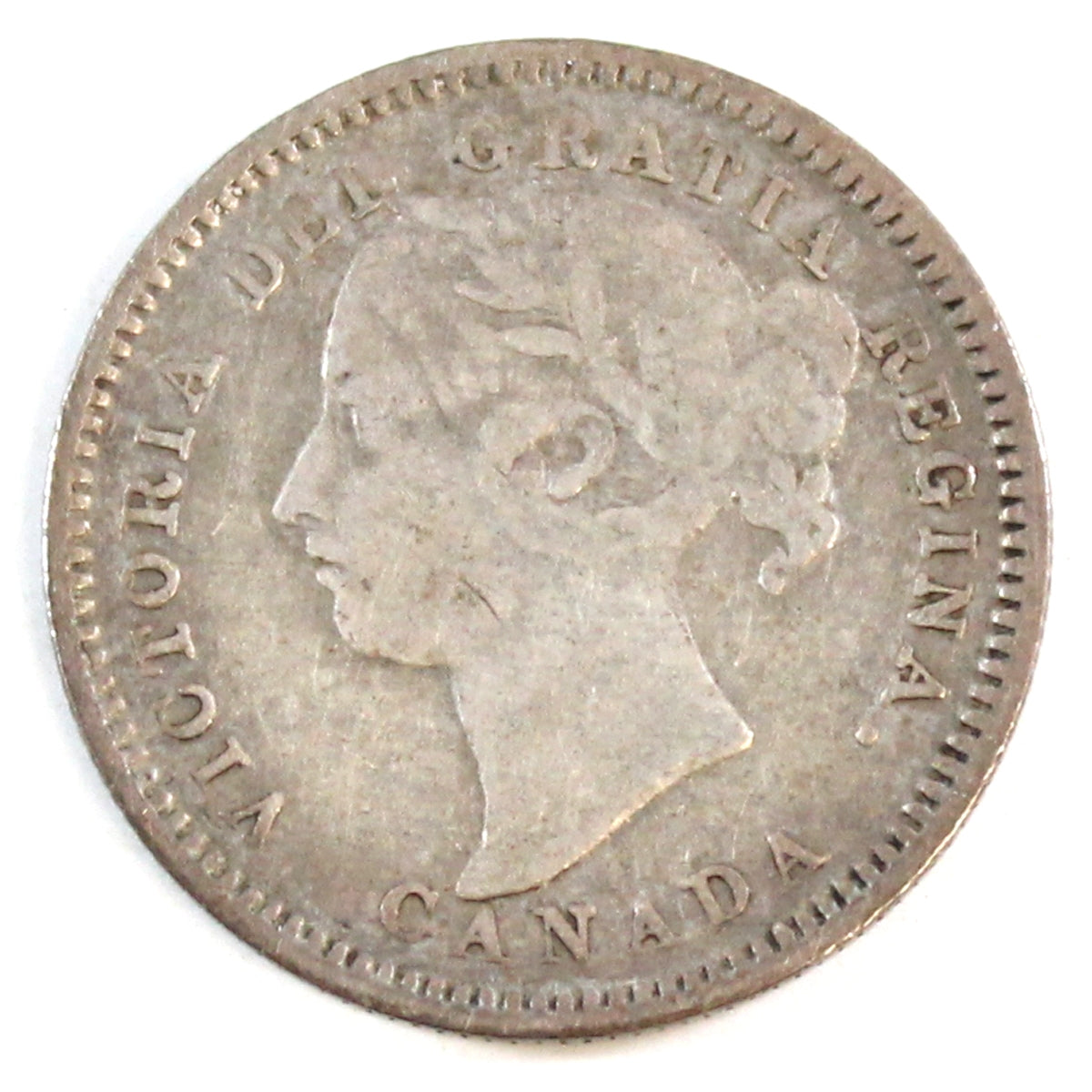 1890H Canada 10-cents Fine (F12) $
