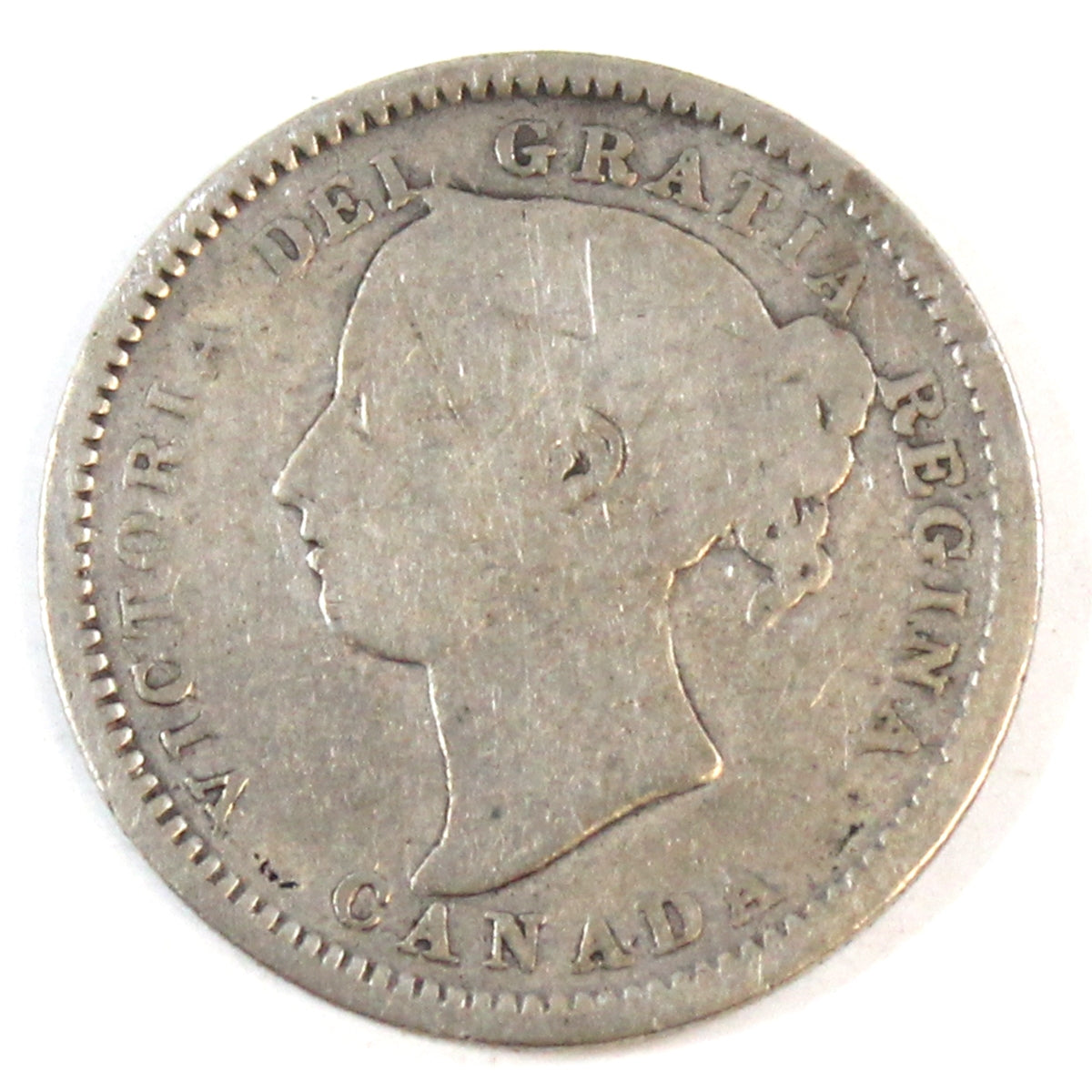 1891 22 Leaves Canada 10-cents G-VG (G6)