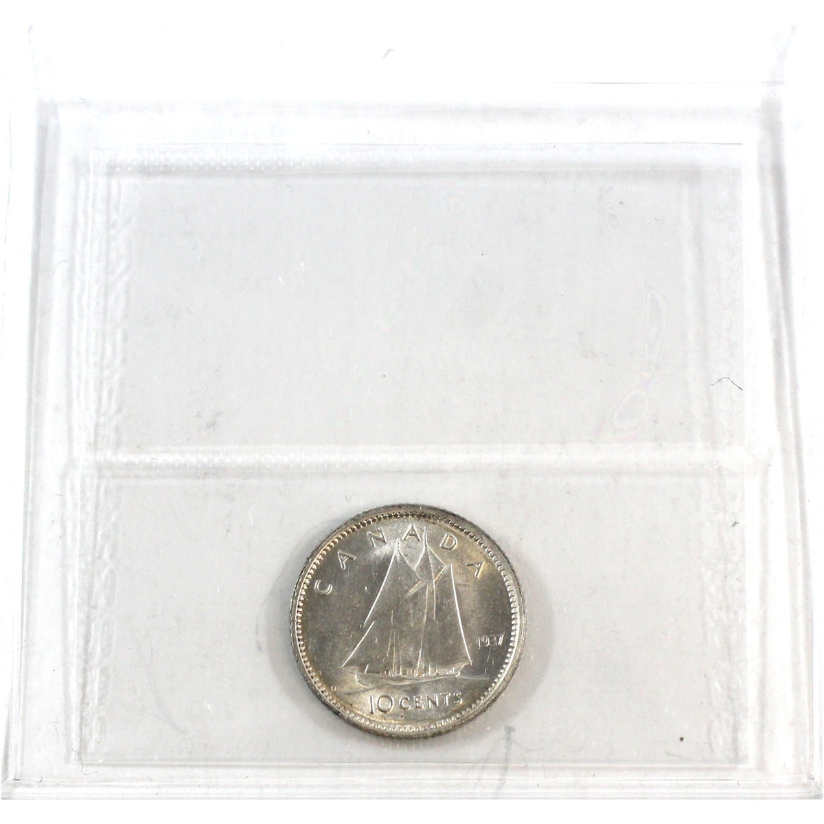 1937 Canada 10-cents ICCS Certified MS-63