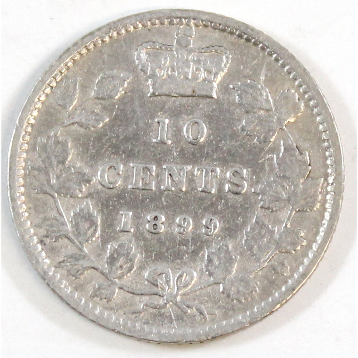 1899 Small 9's Canada 10-cents F-VF (F-15)