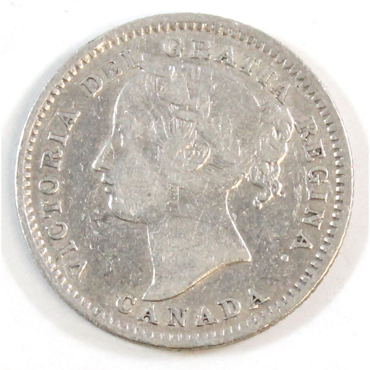 1899 Small 9's Canada 10-cents F-VF (F15)