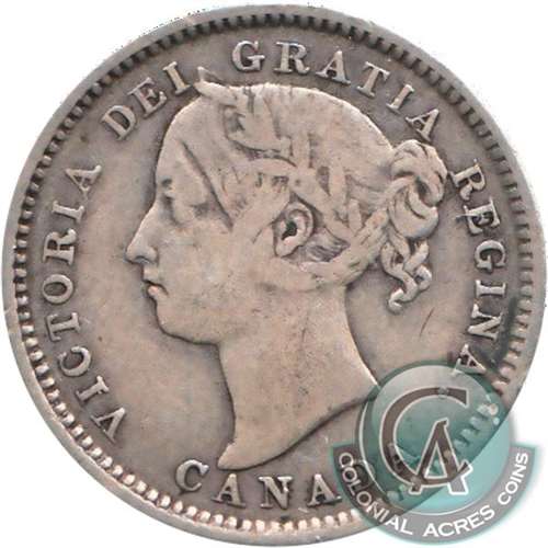 1901 Canada 10-cents VG-F (VG10)