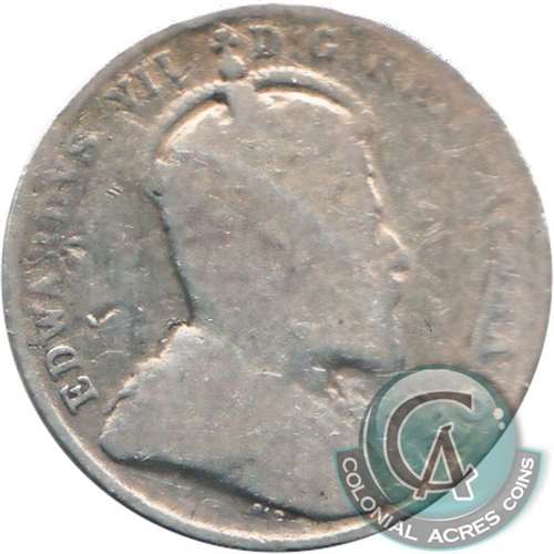1902H Canada 10-cents About Good (AG-3)
