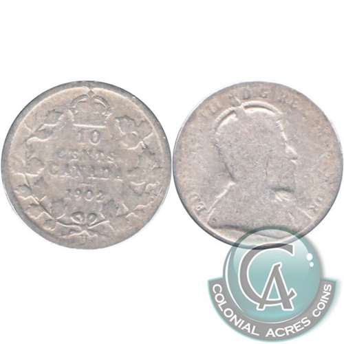 1902H Canada 10-cents Filler