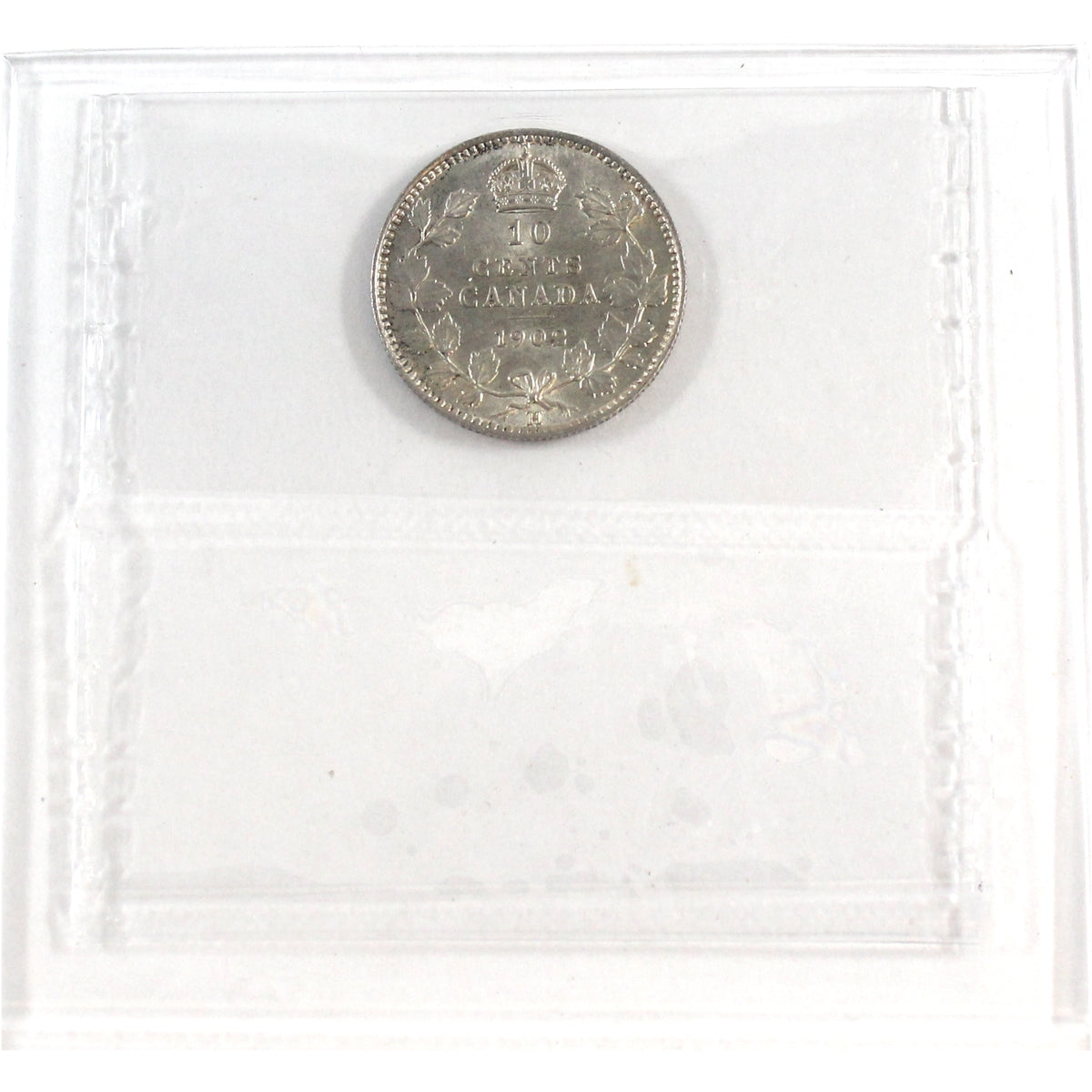 1902H Canada 10-cents ICCS Certified MS60