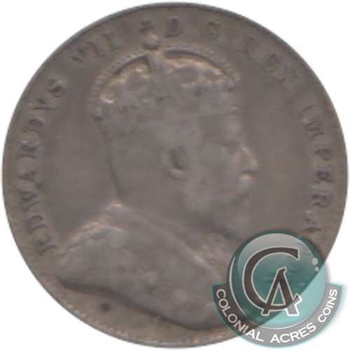 1909 Broad Leaves Canada 10-cent Fine (F12)