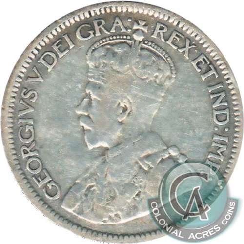 1912 Canada 10-cents VG-F (VG10)