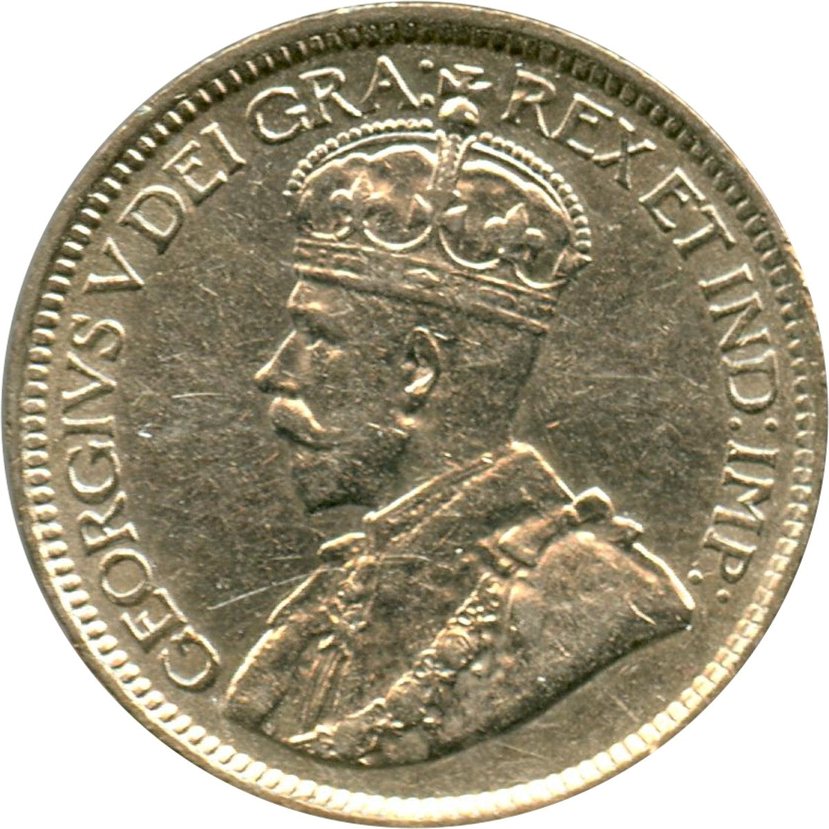 1913 Canada 10-cents VF-EF (VF30)