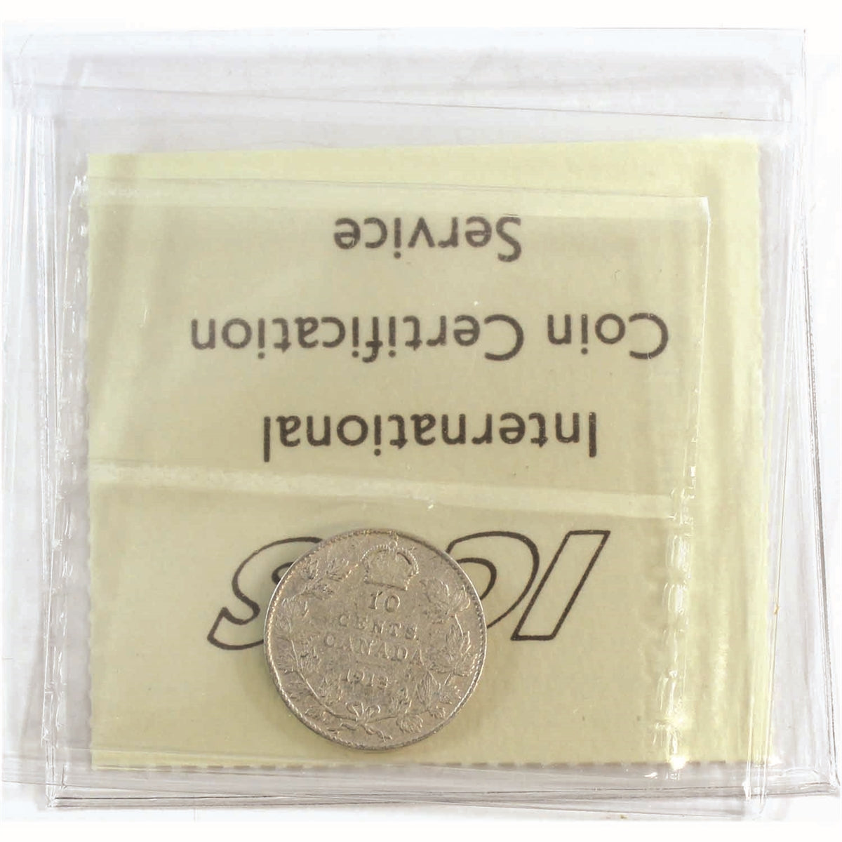 1913 Broad Leaves Canada 10-cents ICCS Certified VG10
