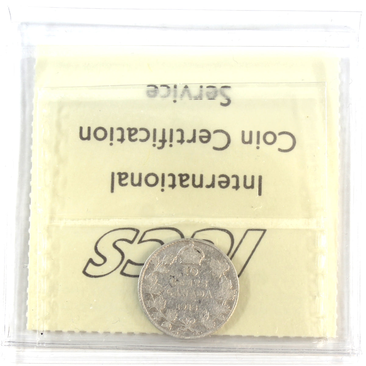 1913 Broad Leaves Canada 10-cents ICCS Certified VG8