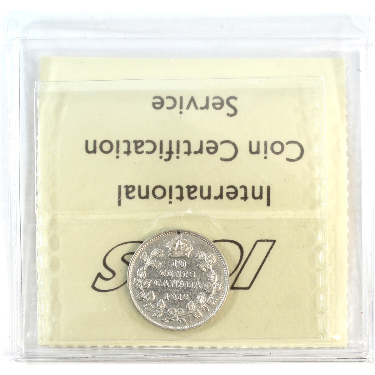 1915 Canada 10-cents ICCS Certified VF30