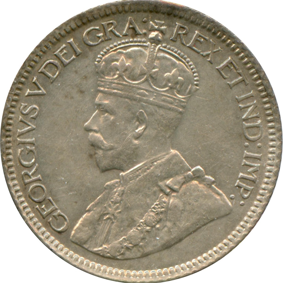 1921 Canada 10-cents Almost Uncirculated (AU50) $