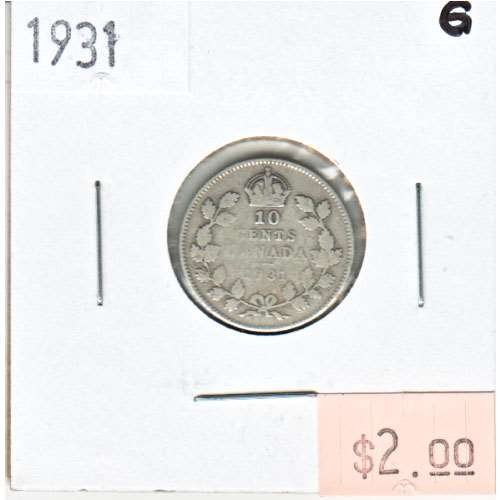 1931 Canada 10-cents Good (G4)