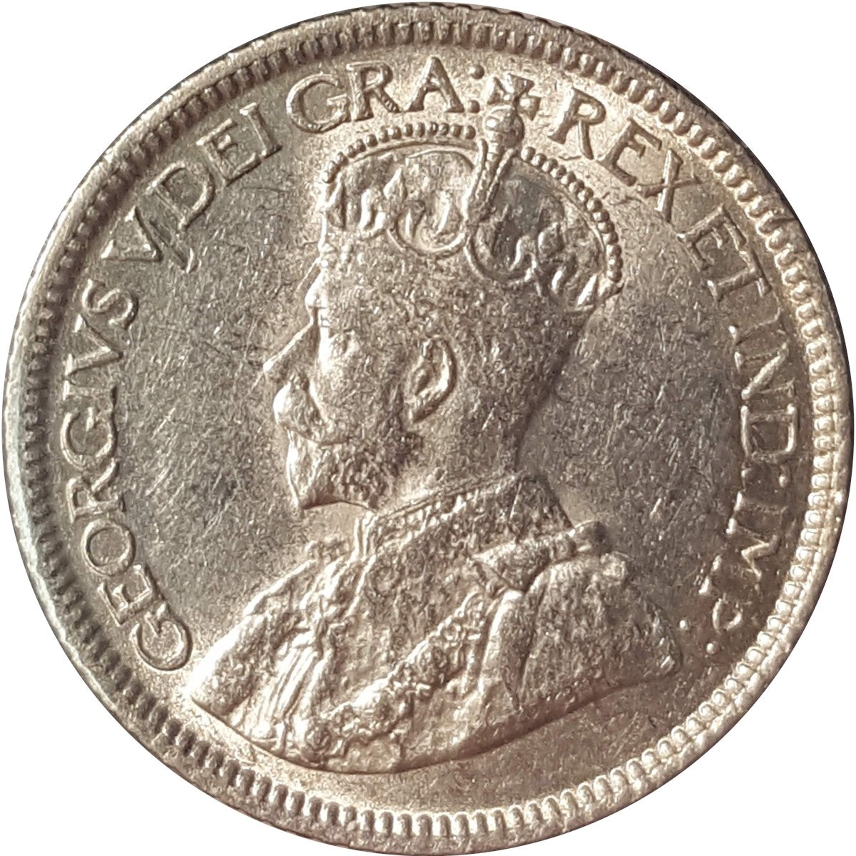 1932 Canada 10-cents Almost Uncirculated (AU50) $