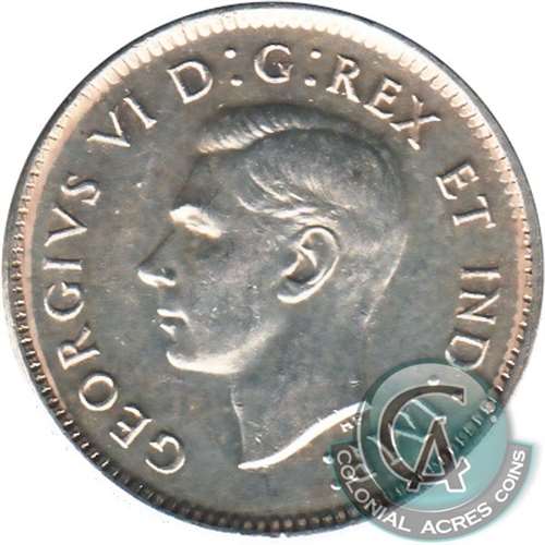 1938 Canada 10-cent Extra Fine (EF40)