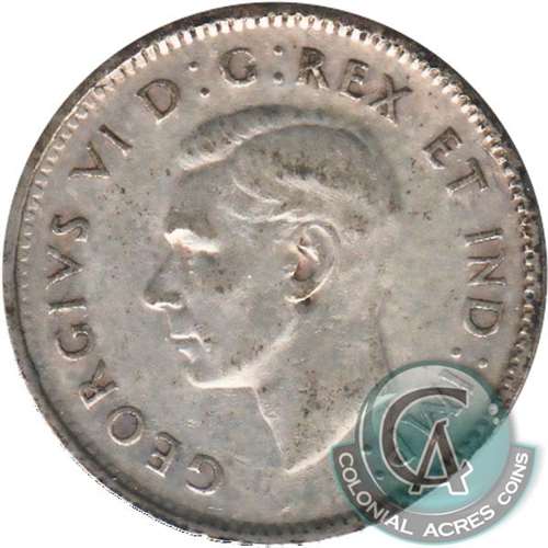 1938 Canada 10-cent Fine (F12)