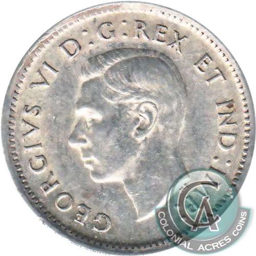 1943 Canada 10-cent Very Fine (VF-20)