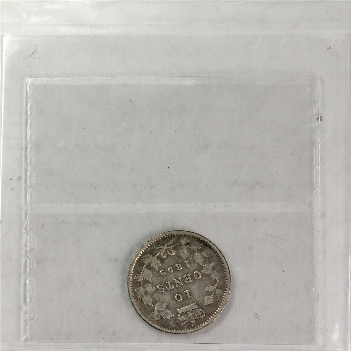 1899 Small 9's Canada 10-cents ICCS Certified F12
