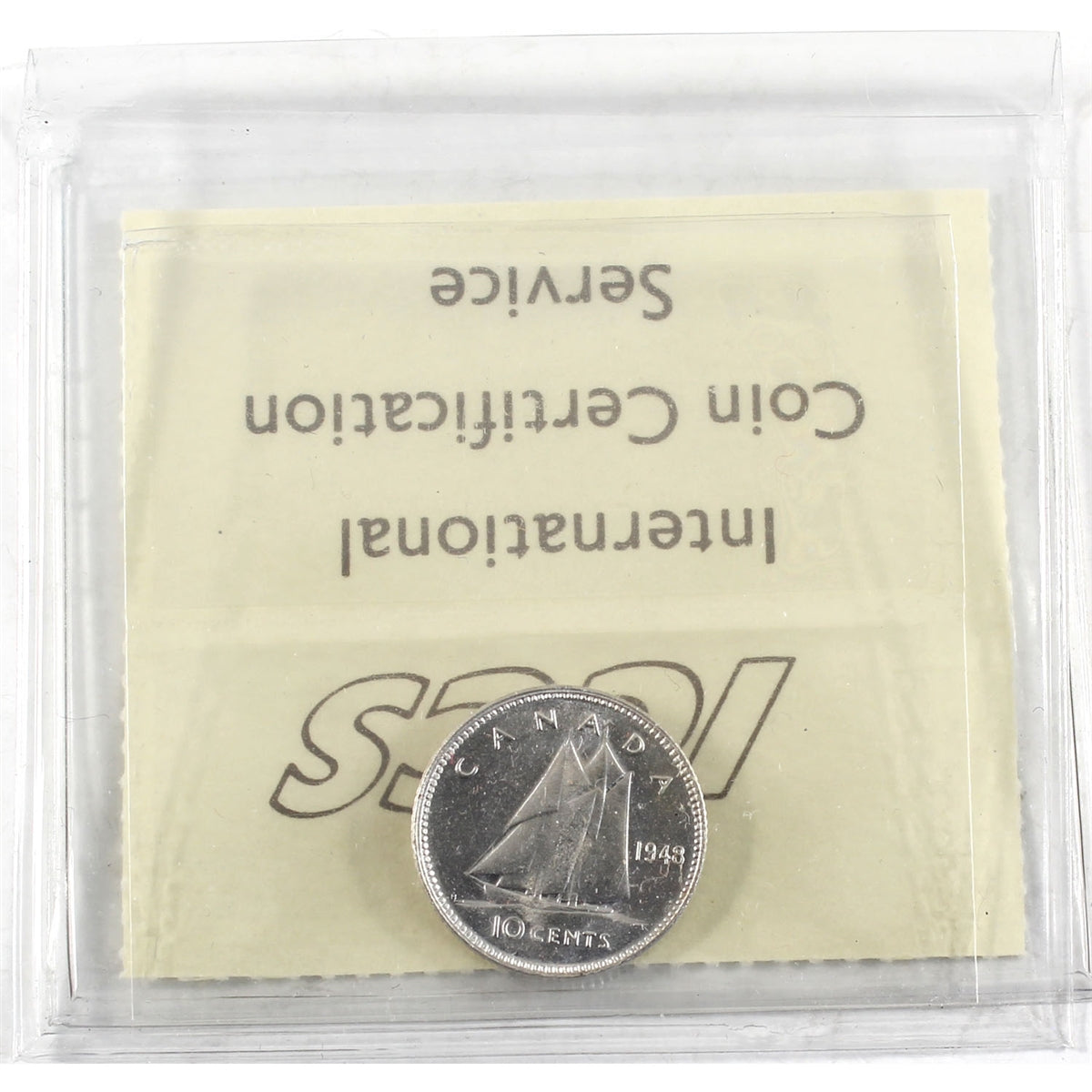 1948 Canada 10-cents ICCS Certified MS60