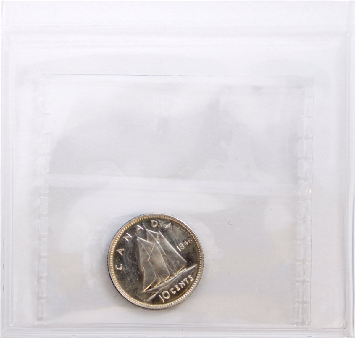 1946 Canada 10-cents ICCS Certified MS63