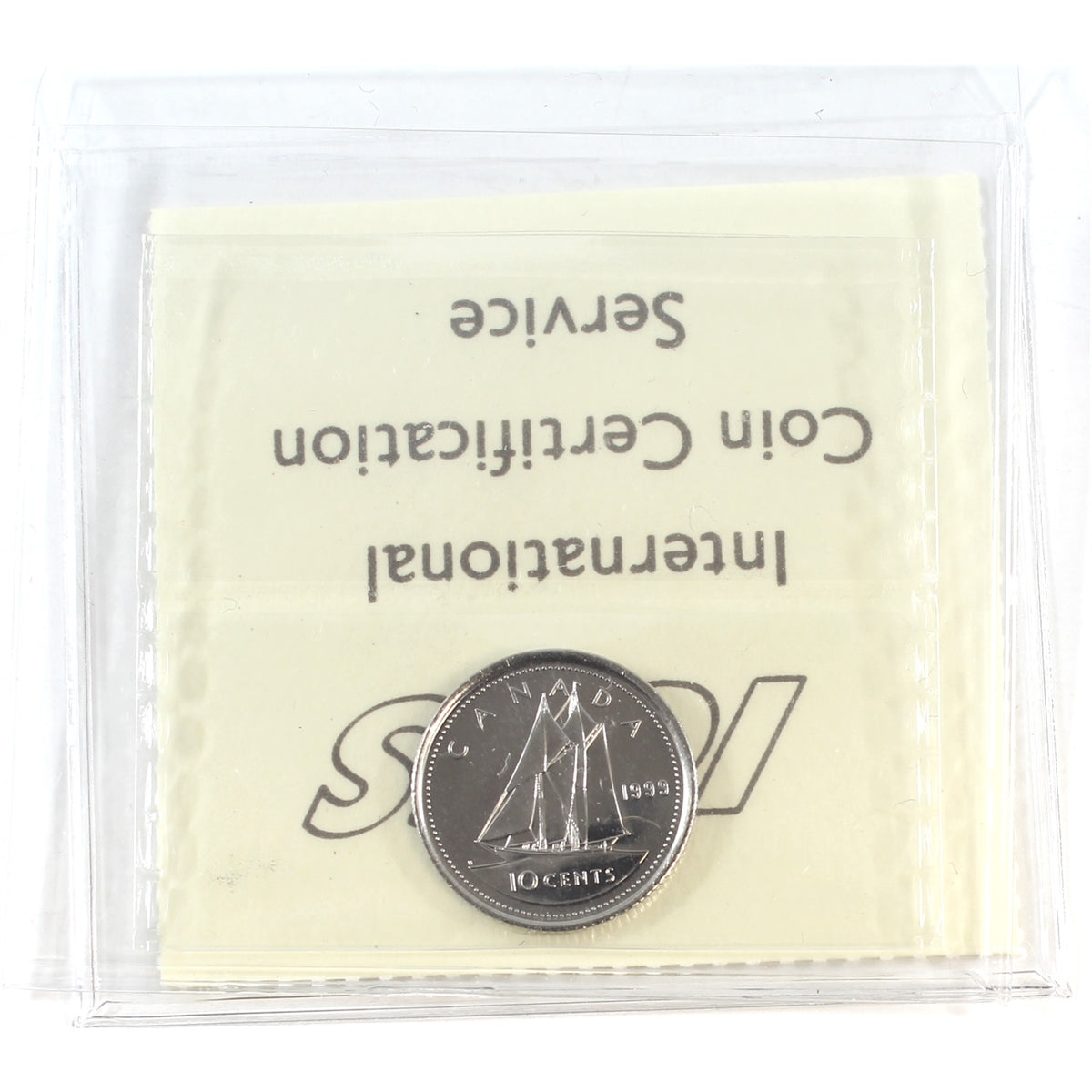 1999 Canada 10-cents ICCS Certified MS66