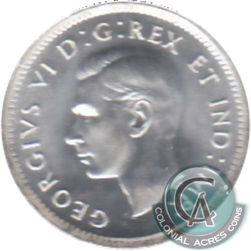 1947 Maple Leaf Canada 10-cents Gem Brilliant Uncirculated (MS65) $