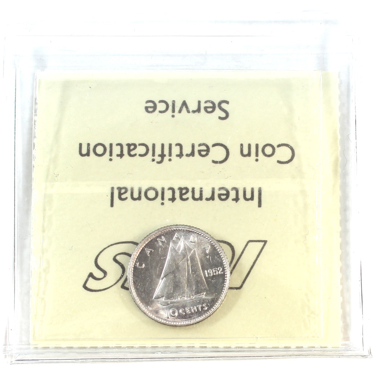 1952 Canada 10-cents ICCS Certified MS63