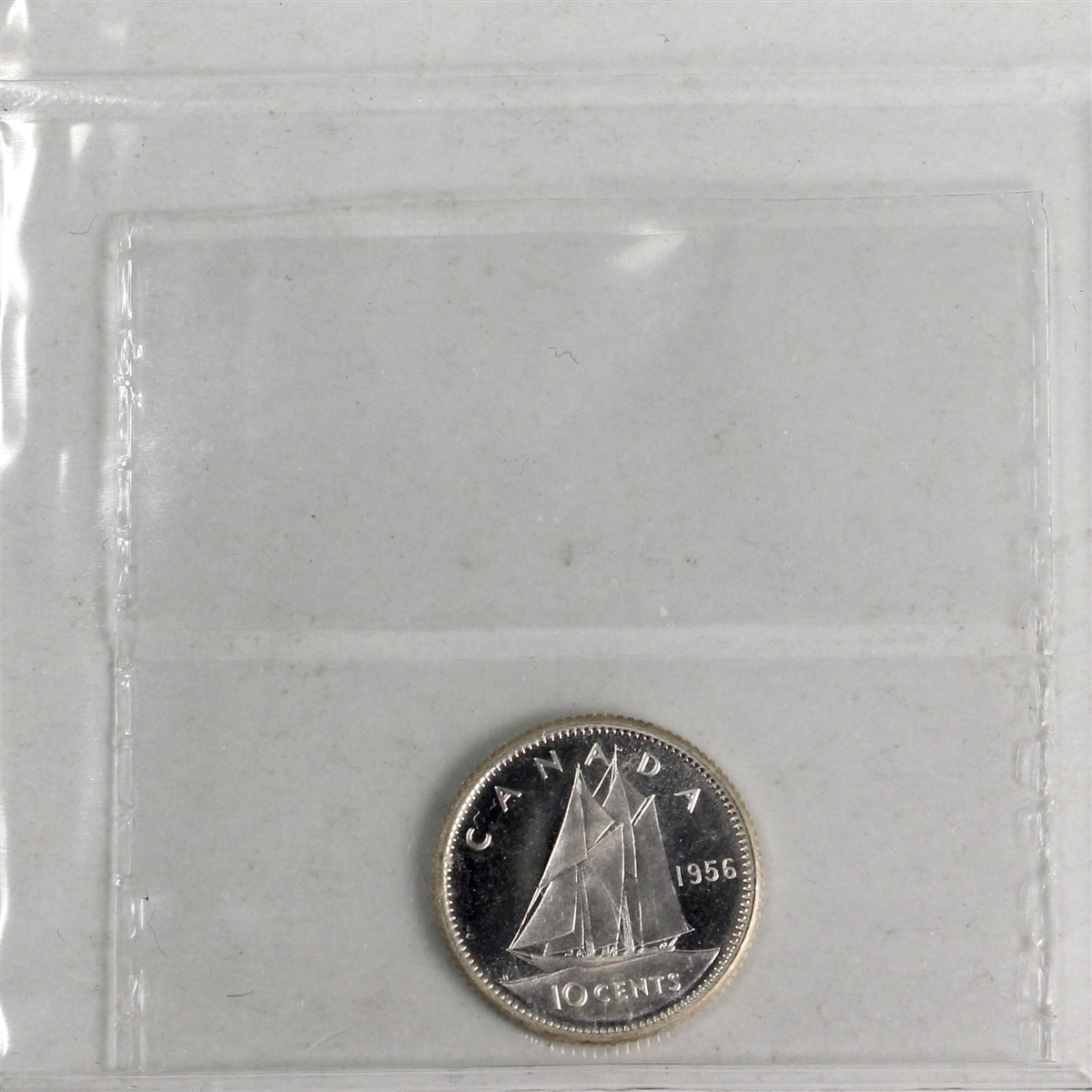 1956 Canada 10-cents ICCS Certified PL65 Heavy Cameo
