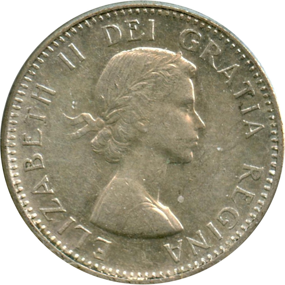 1959 Canada 10-cents Circulated