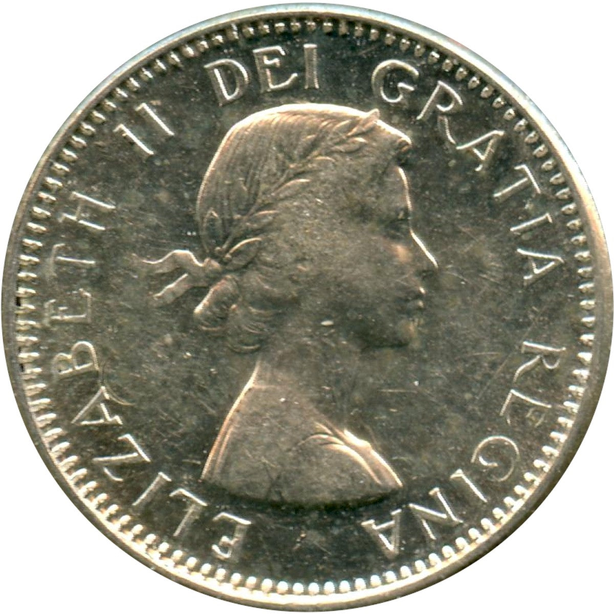 1960 Canada 10-cents Circulated
