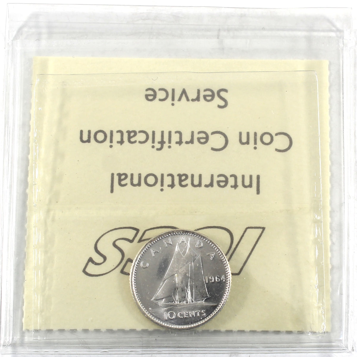 1964 Canada 10-cents ICCS Certified MS64