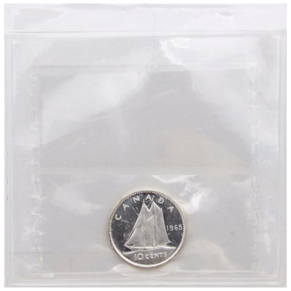 1965 Canada 10-cents ICCS Certified MS-65 Heavy Cameo