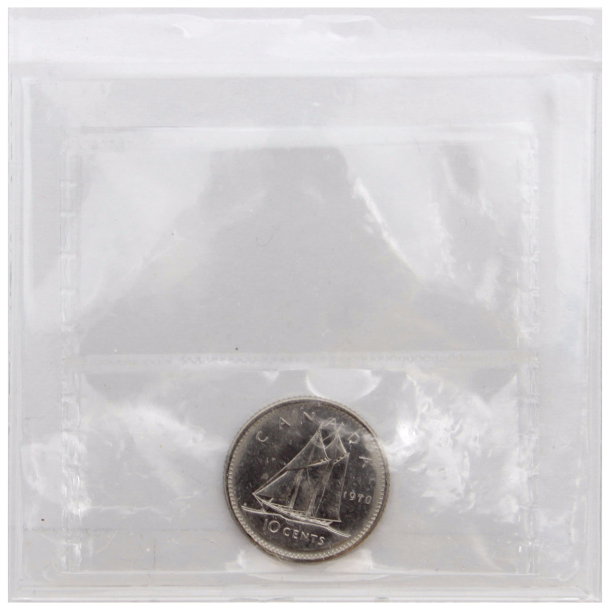 1970 Canada 10-cents ICCS Certified MS66
