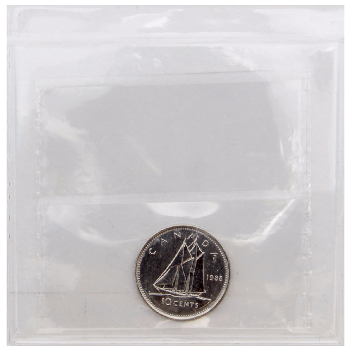 1988 Canada 10-cents ICCS Certified MS65