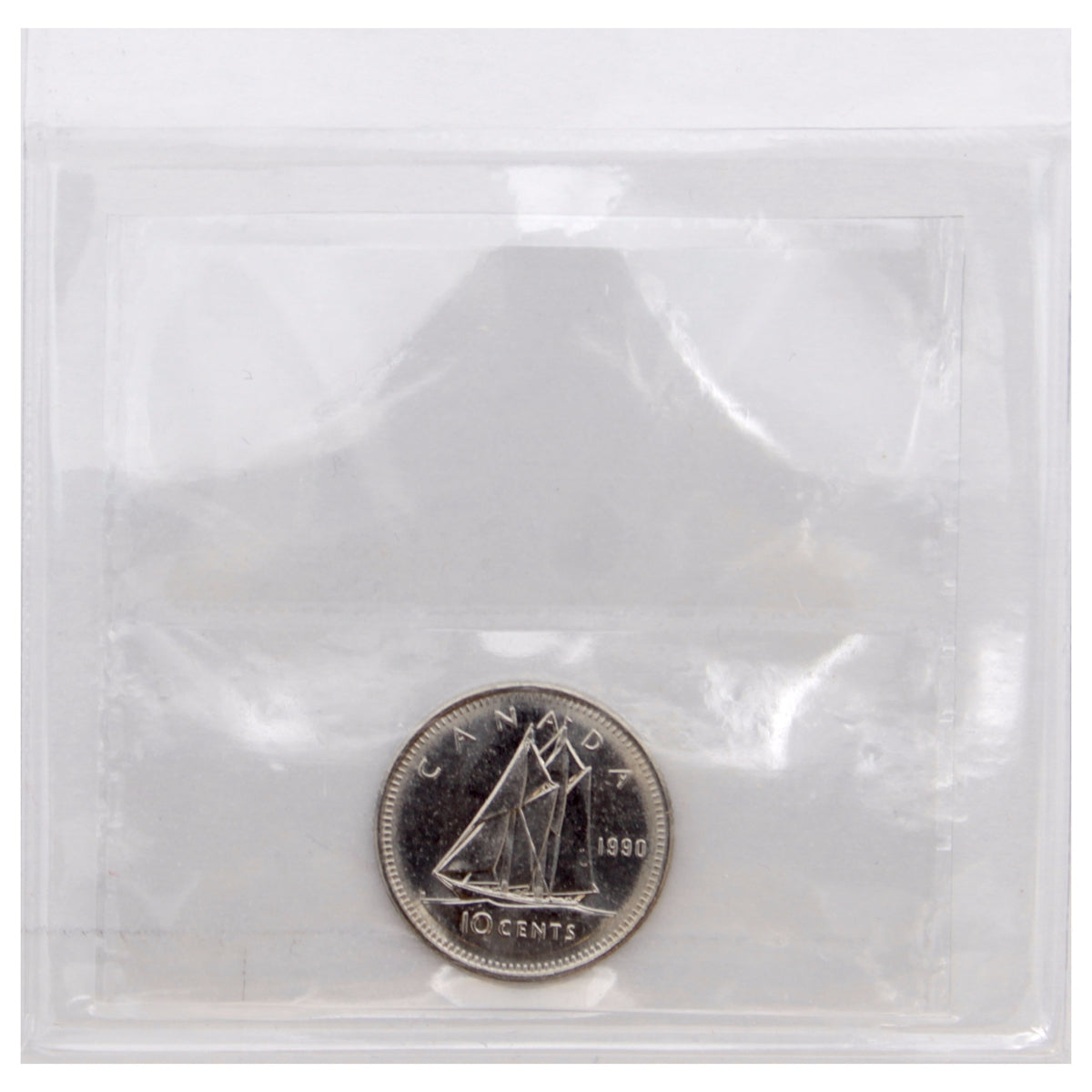 1990 Canada 10-cents ICCS Certified MS64