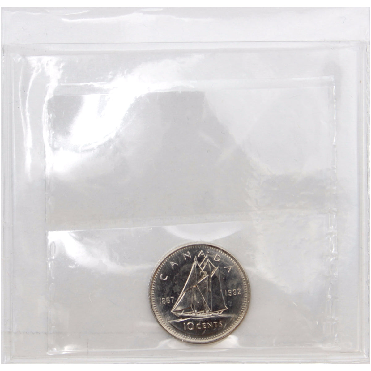 1992 Canada 10-cents ICCS Certified MS65