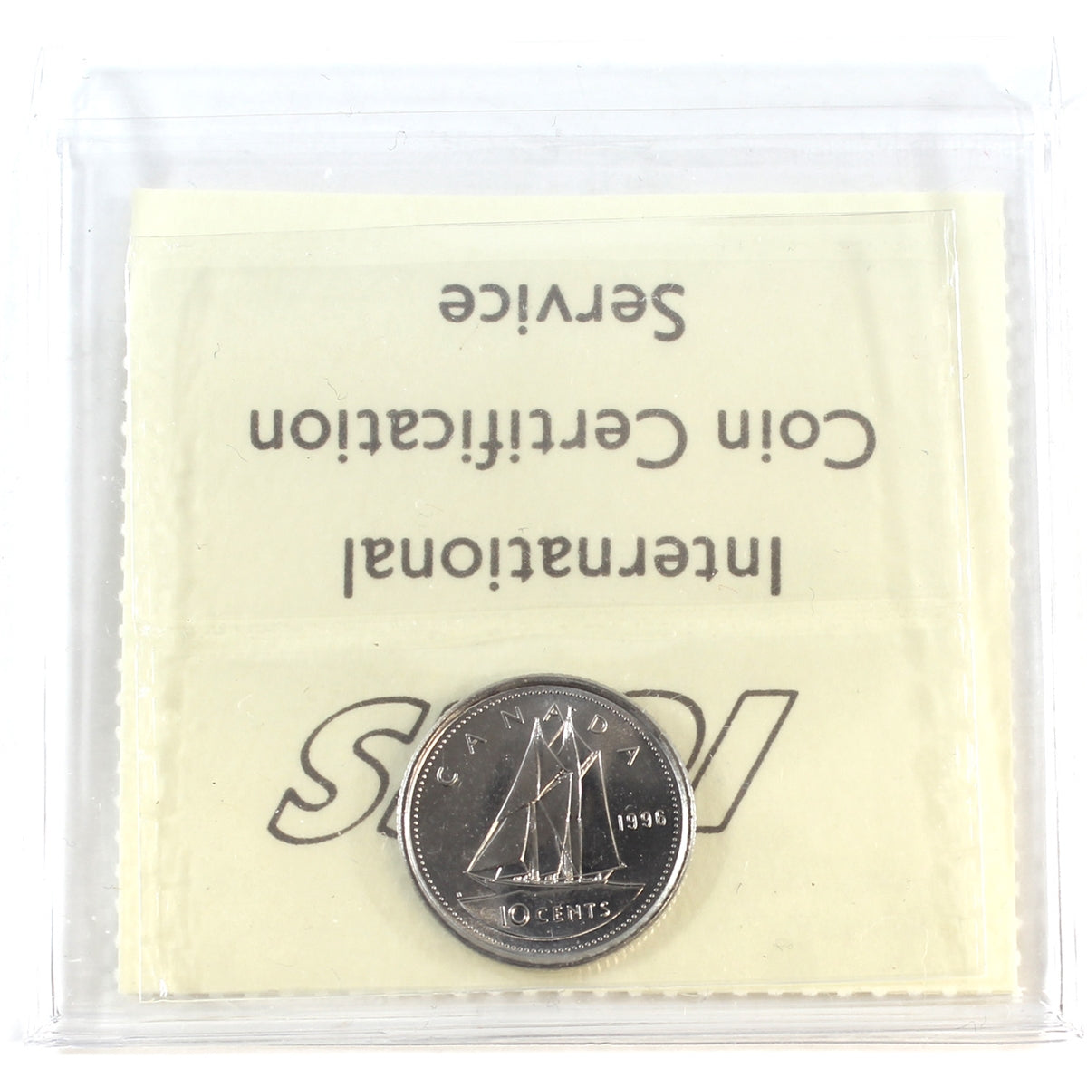 1996 Canada 10-cents ICCS Certified MS64