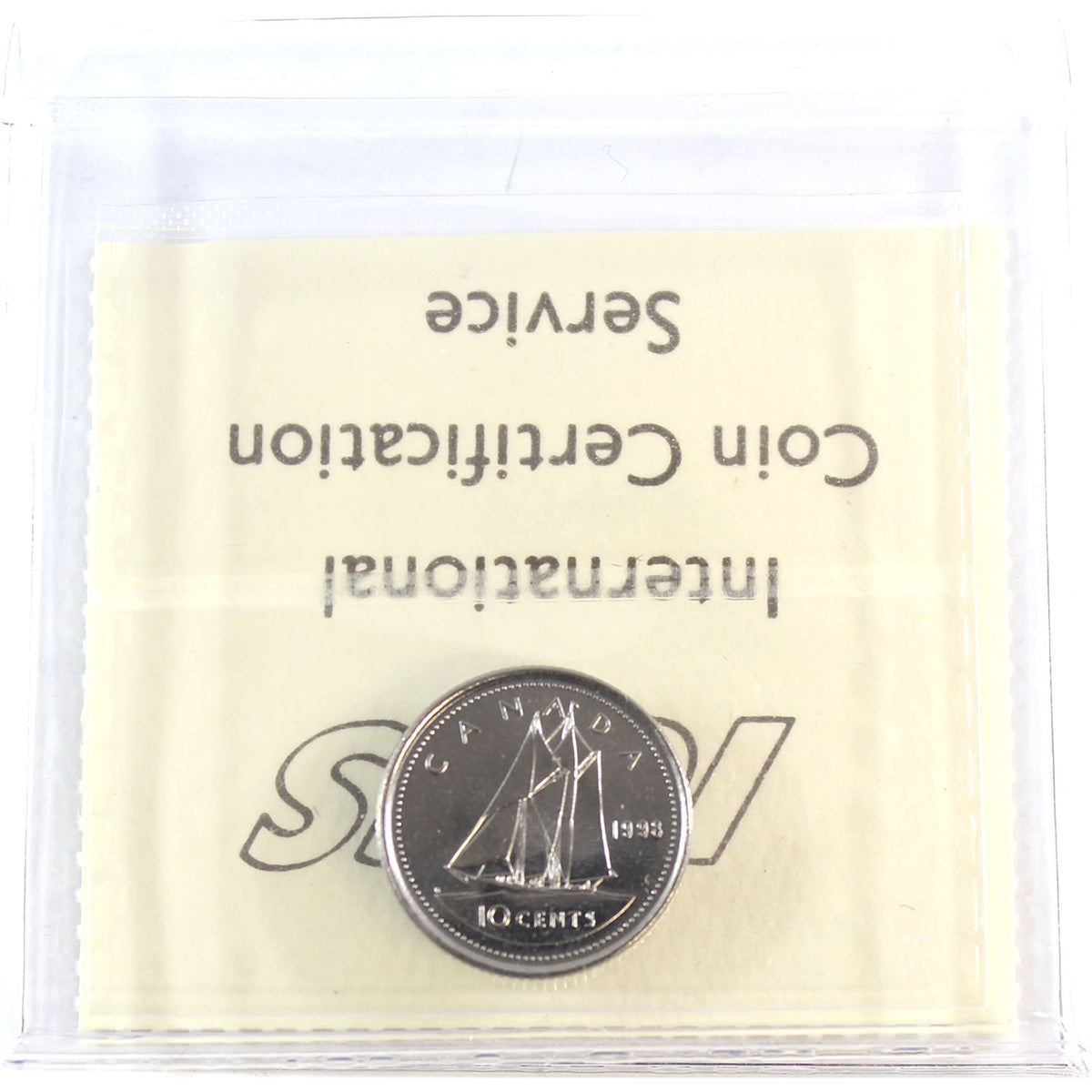 1998 Canada 10-cents ICCS Certified MS65
