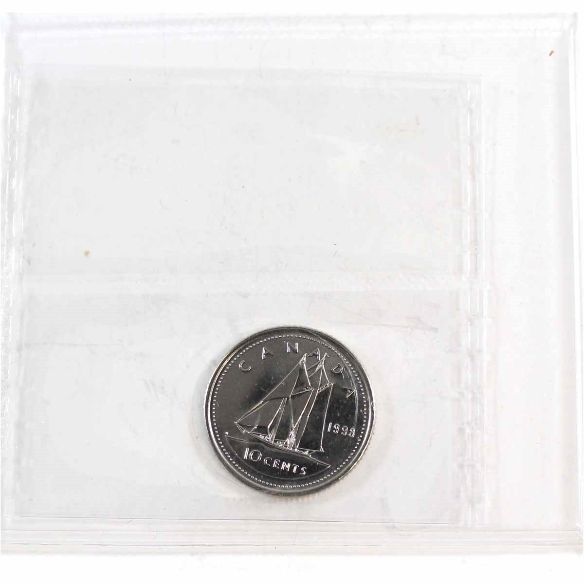 1998W Canada 10-cents ICCS Certified MS66 Numismatic BU